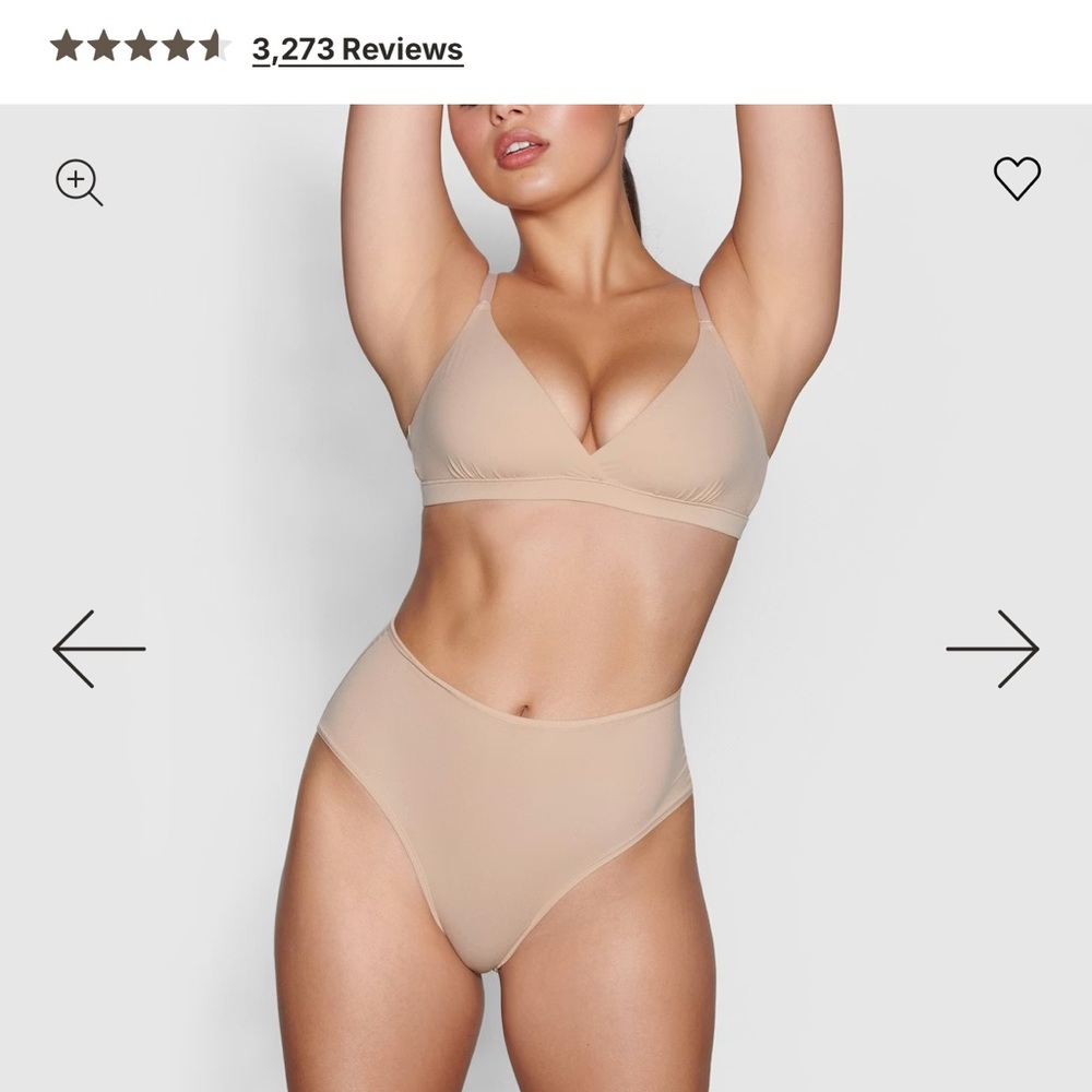 SKIMS CROSSOVER BRALETTE ( clay small)